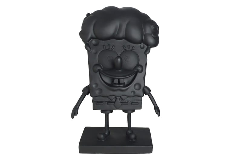SpongeBob x MeeH 全啞黑色 Figure 玩偶