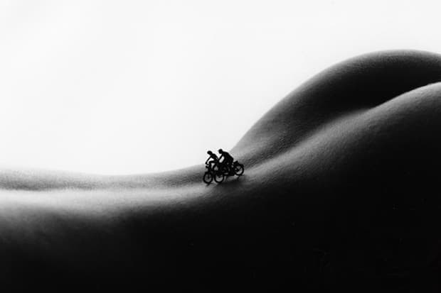 The Body As A Landscape For Minitature Scenes by Allan Teger 人體攝影作品