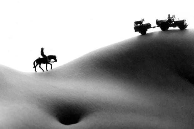 The Body As A Landscape For Minitature Scenes by Allan Teger 人體攝影作品