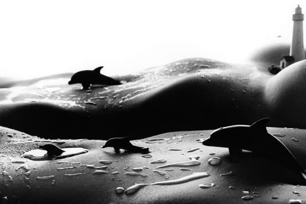 The Body As A Landscape For Minitature Scenes by Allan Teger 人體攝影作品