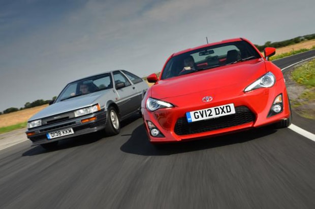 Toyota GT 86 跟 AE86 新舊車款比較
