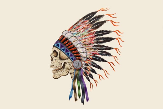 Wes Lang x Warrior Skull Print 藝術創作