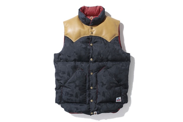 A Bathing Ape x Rocky Mountain Featherbed 2012 Fall/Winter Down Vest