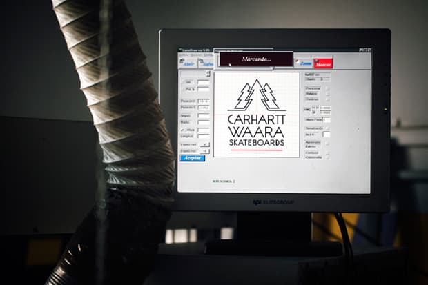 Carhartt WIP x Waara Skateboards CRUISER BOARD 手工製別注交通板