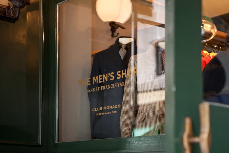 Club Monaco 男裝香港旗艦店 香港登陸