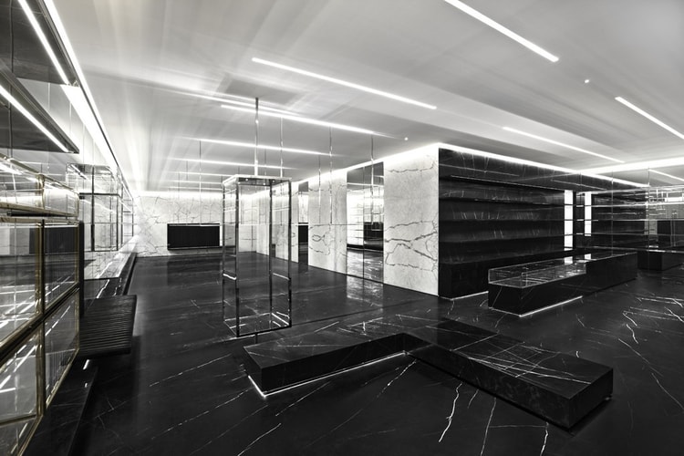 Hedi Slimane 於上海揭露全新的 YSL 專門店室內裝潢設計
