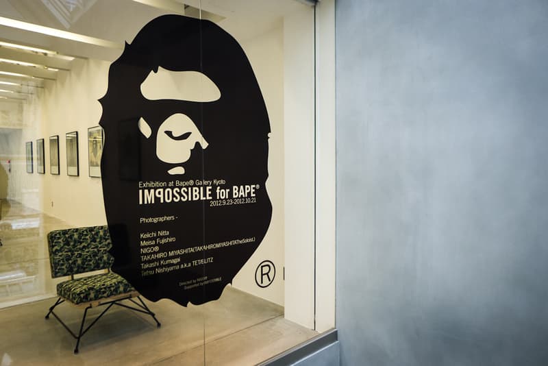 BAPE GALLERY KYOTO 京都展出 IMPOSSIBLE for BAPE 寶麗來攝影展現場回顧
