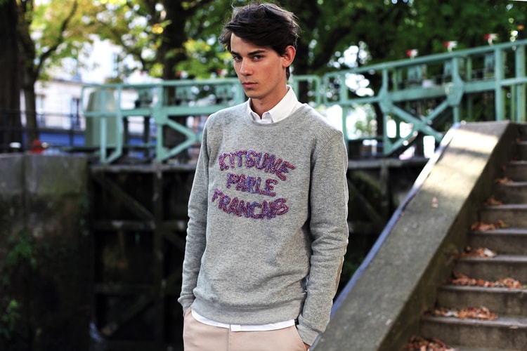 Kitsune x BWGH Sweatshirt 別注圓領運動衫