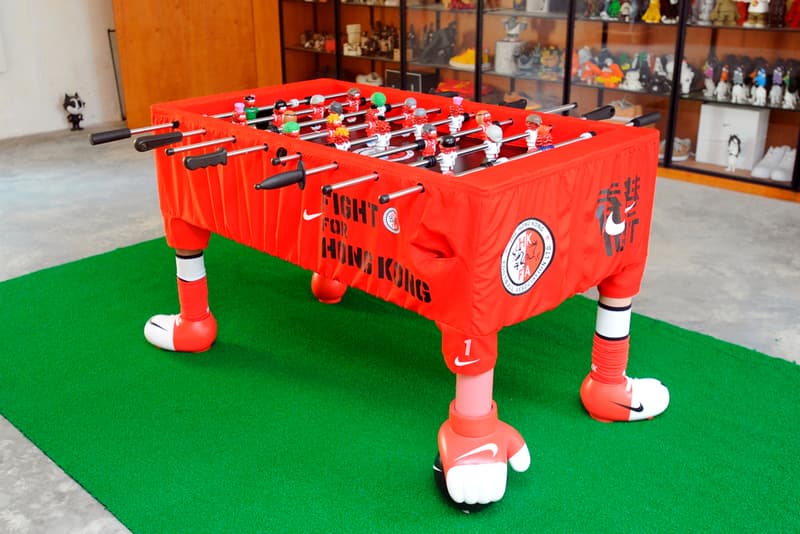 Michael Lau x Nike "Hong Kong Fight" Foosball Table 桌上足球玩樂藝術裝置