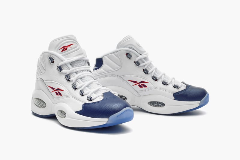 Reebok Question Mid White/Blue