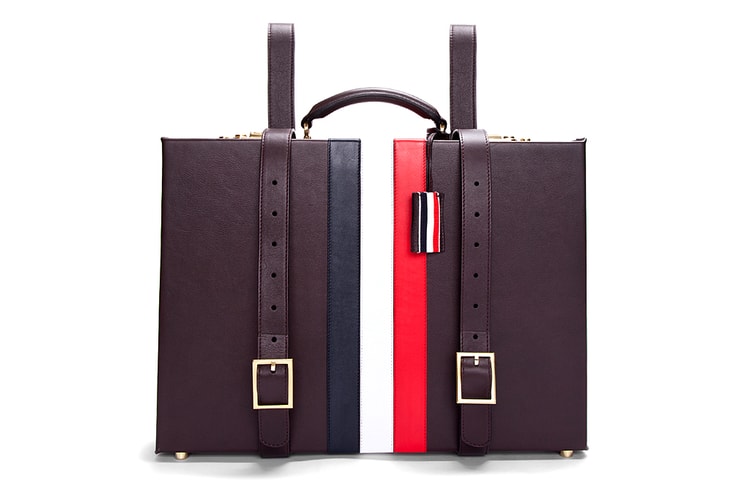 Thom Browne Espresso Smooth Grain Briefcase Backpack 公事包設計雙肩背包