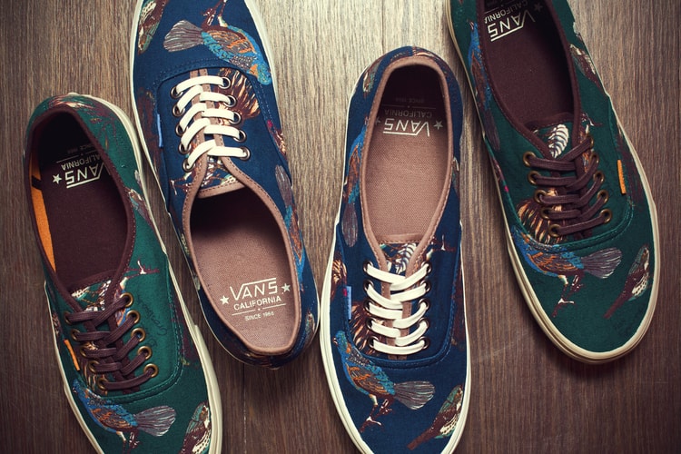 Vans California 2012 秋冬 “Birds” Authentic CA 鞋履系列