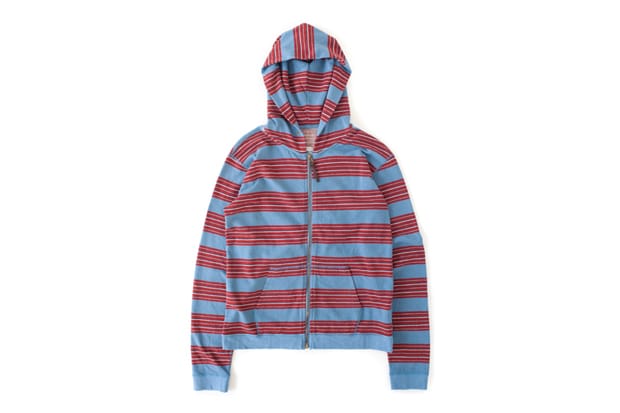 visvim 2012 秋冬 ANTIQUE BORDER F.Z. HOODIE 連帽外套
