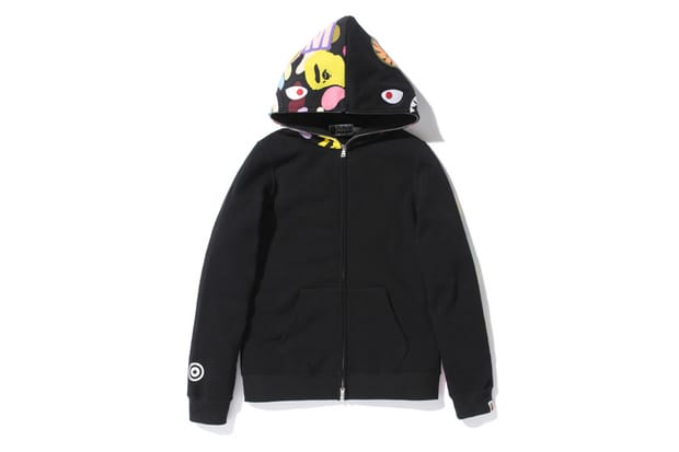 A Bathing Ape SHARK ZOOM ABC MULTI FULL ZIP HOODIE 有帽衛衣
