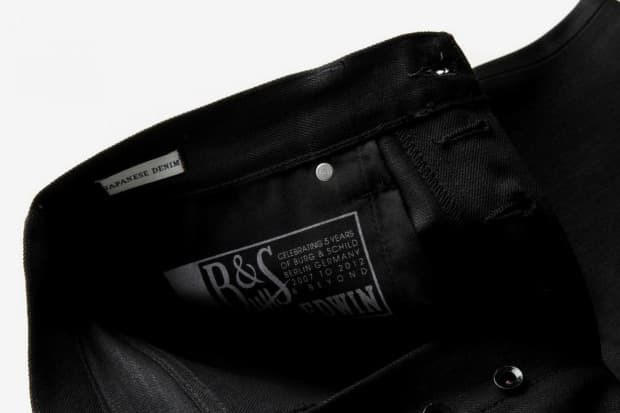 Burg &amp; Schild x Edwin 14oz 重磅黑色 Denim 丹寧褲