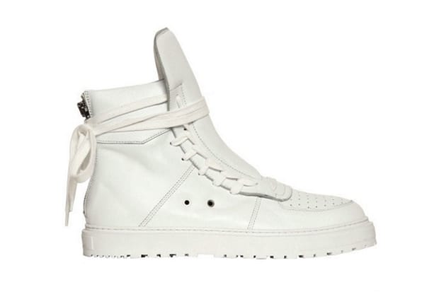 KRIS VAN ASSCHE Side Laced Leather High Top 高端球鞋