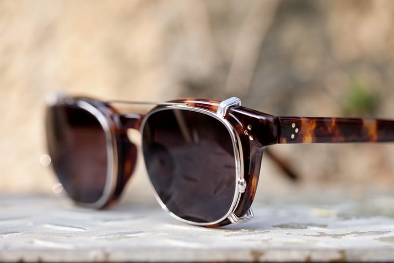 上目眼鏡店 x Yellows Plus Celluloid 別注 Clip On 眼鏡