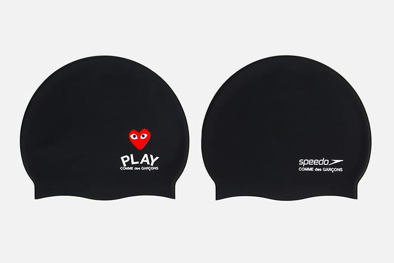 PLAY COMME des GARÇONS x Speedo 2012 Black Silicone 泳帽