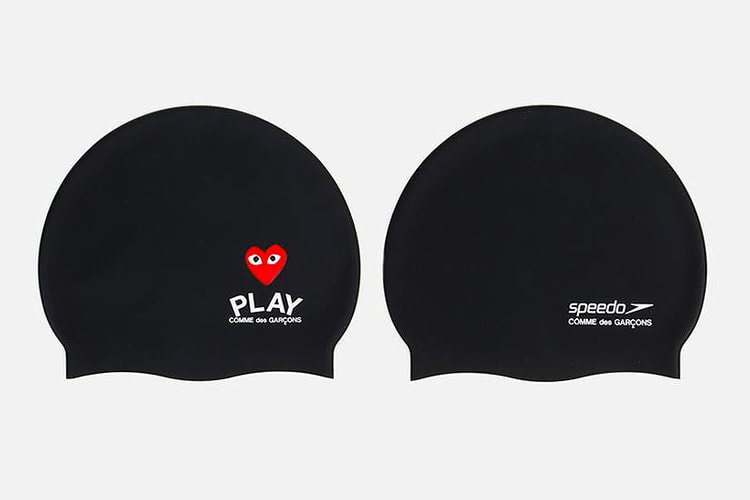 PLAY COMME des GARÇONS x Speedo 2012 Black Silicone 泳帽
