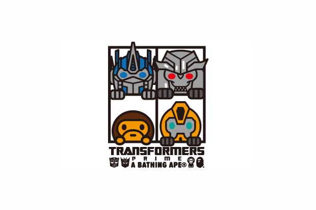 Transformers Prime x A Bathing Ape 2012 聯名別注系列即將發表！