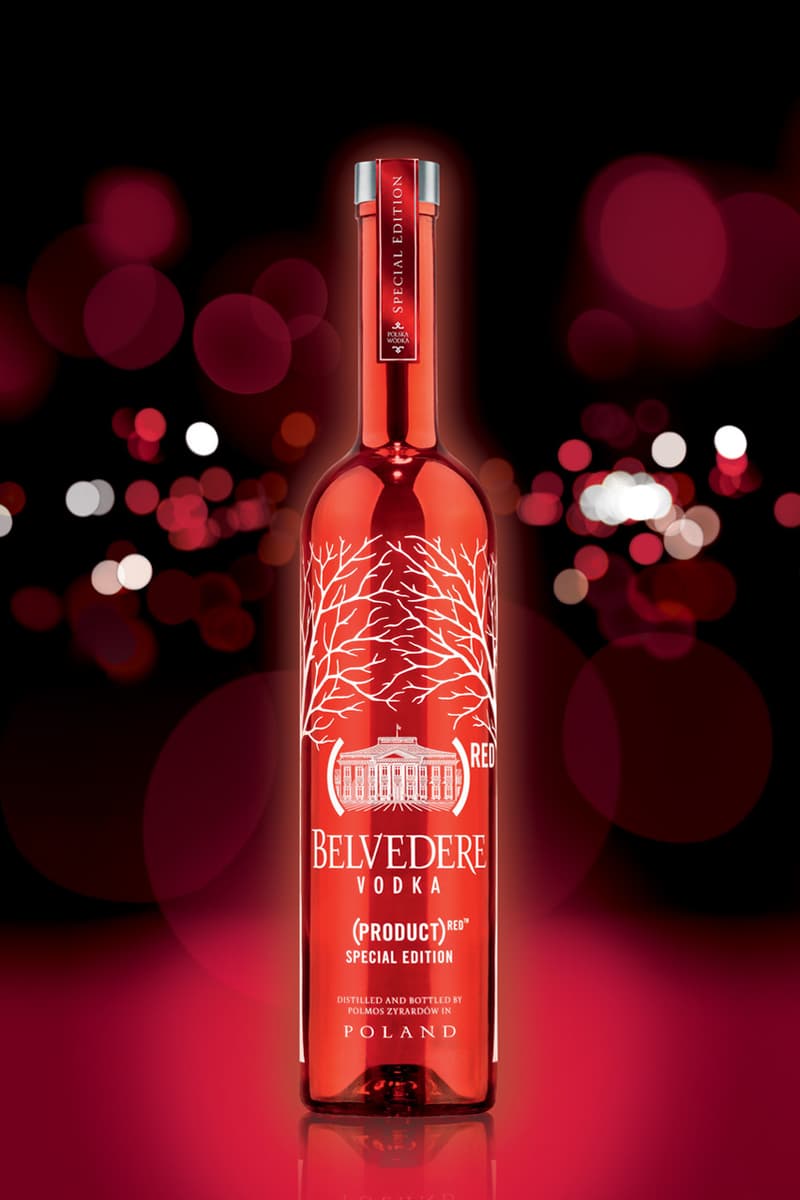 Belvedere (Red) 2012 Special Edition Bottle 愛滋防治 (RED) 計劃別注限量 Vodka 伏特加酒瓶