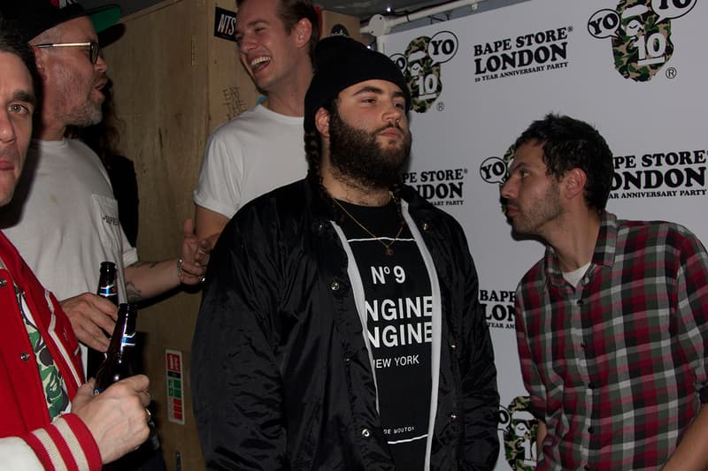 A Bathing Ape London 10 週年慶祝派對現場回顧