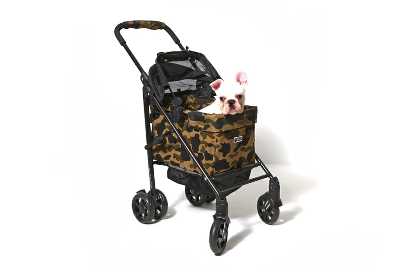 Designer Pooch Strollers : A Bathing Ape x Mother Cart