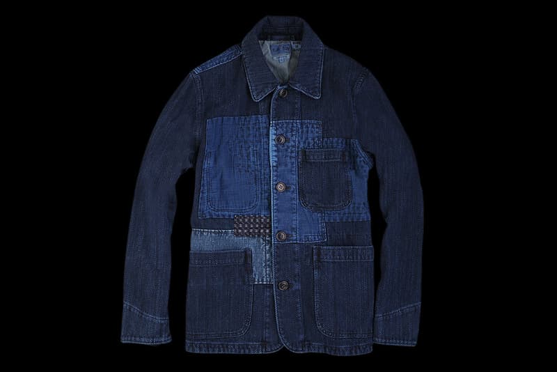 BLUE BLUE 2012 秋冬 Sashiko Fabric Coverall Jacket