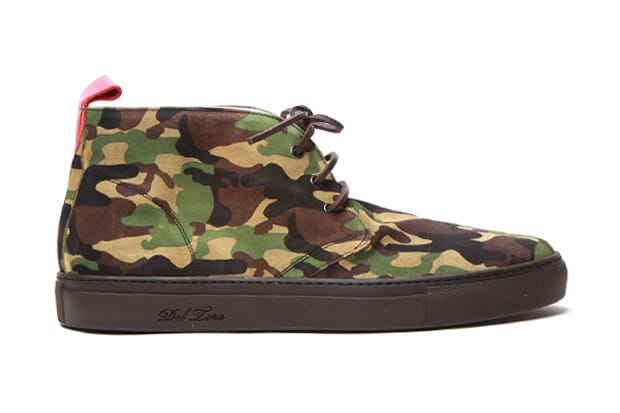 Del Toro 2012 冬季 Camo Alto Chukka 鞋款