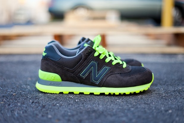 New Balance 2012 冬季 M574KNR Black/Neon 配色鞋款