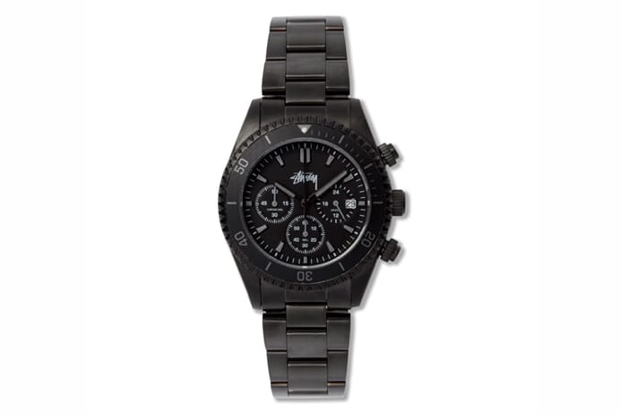 Stussy ZOZO CHAPT 5周年紀念 Chronometer “CREWSADER” 黑色別注錶款