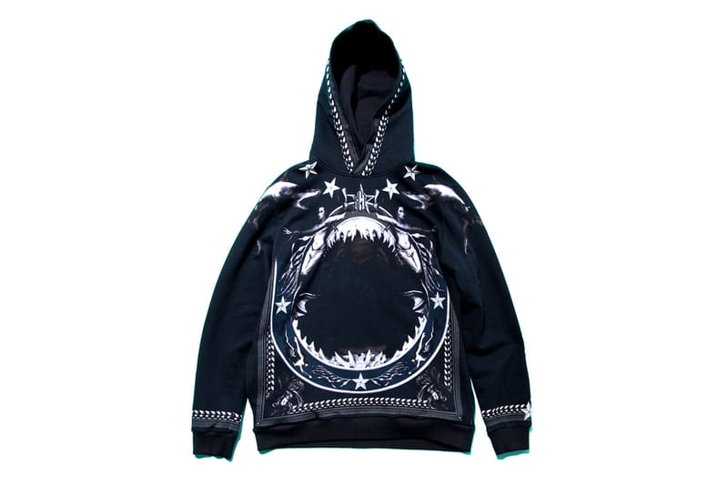 Givenchy 2012 秋冬 Shark-Print Hoodie 鲨魚圖案連帽上衣