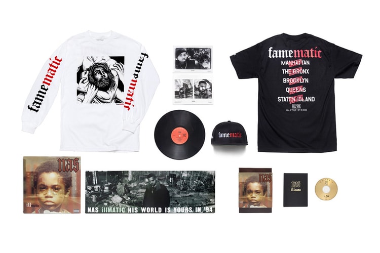 音樂廠牌 Get On Down 與街頭品牌 Hall of Fame 共同打造傳奇嘻哈歌手 Nas 專輯 《Illmatic》 黃金版豪華大禮包