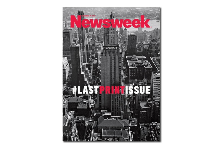 《Newsweek》 推出最後一期紙質刊物 #LastPrintIssue,宣布正式進軍新媒體界