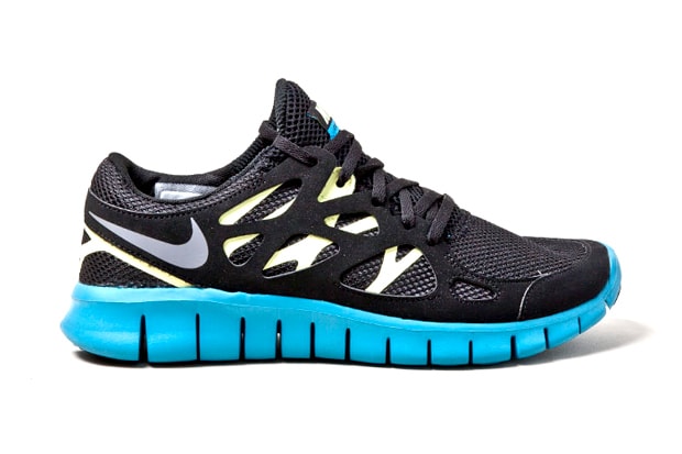 Nike Free Run+ 2 全新黑/藍黃配色