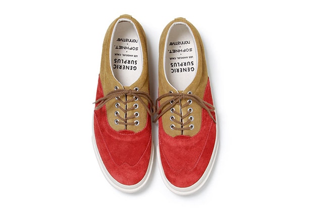 SOPHNET. x nonnative x Generic Surplus 2013 春夏聯名 Wingtip Sneaker 鞋款