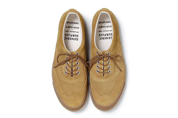 SOPHNET. x nonnative x Generic Surplus 2013 春夏聯名 Wingtip Sneaker 鞋款 