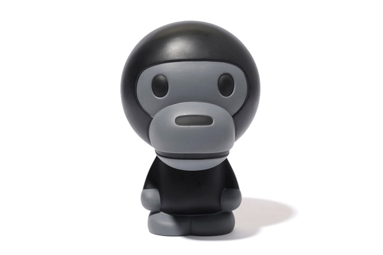 A Bathing Ape 2013 春夏 BABY MILO Black & Grey Figure 玩具公仔