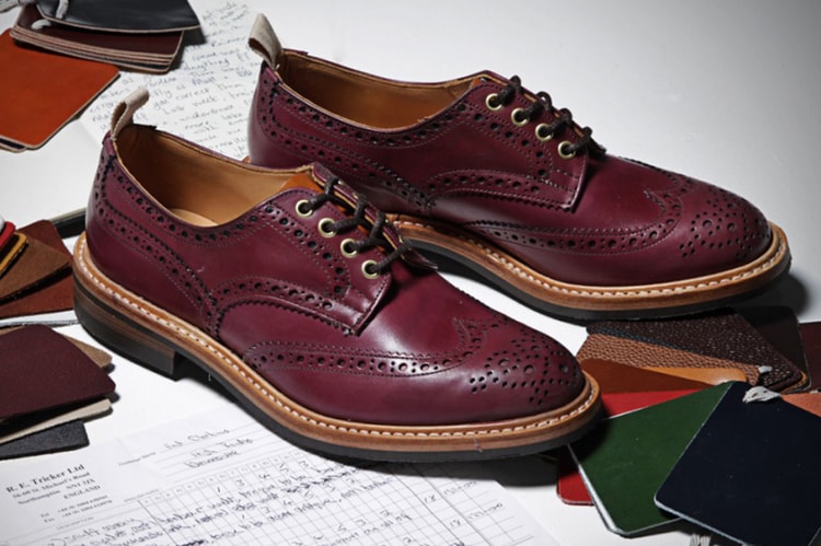 End Hunting Co. x Trickers Oxblood Brogues 2013 別注紳士鞋履系列