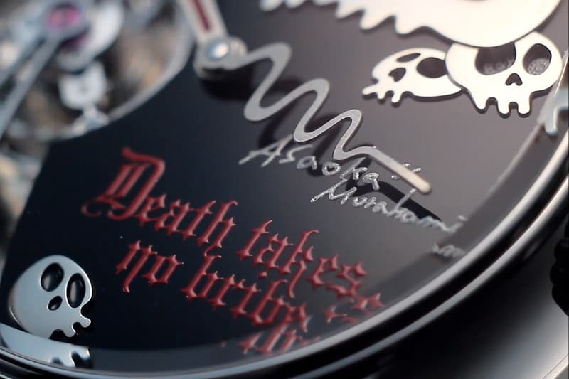 Takashi Murakami x Hajime Asaoka “Death Takes No Bribe” 別注聯乘陀飛輪腕錶