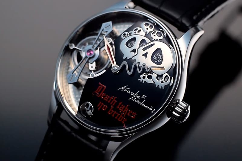 Takashi Murakami x Hajime Asaoka “Death Takes No Bribe” 別注聯乘陀飛輪腕錶