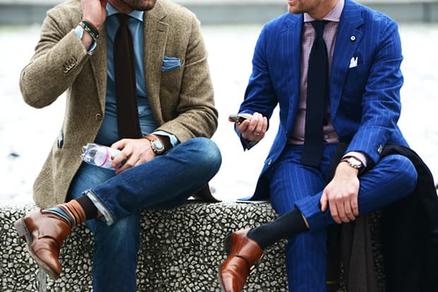 街拍攝影師 Tommy Ton 於佛羅倫斯 Pitti Uomo 2013 秋冬商貿展中拍攝的最新街拍作品