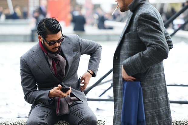 街拍攝影師 Tommy Ton 於佛羅倫斯 Pitti Uomo 2013 秋冬商貿展中拍攝的最新街拍作品