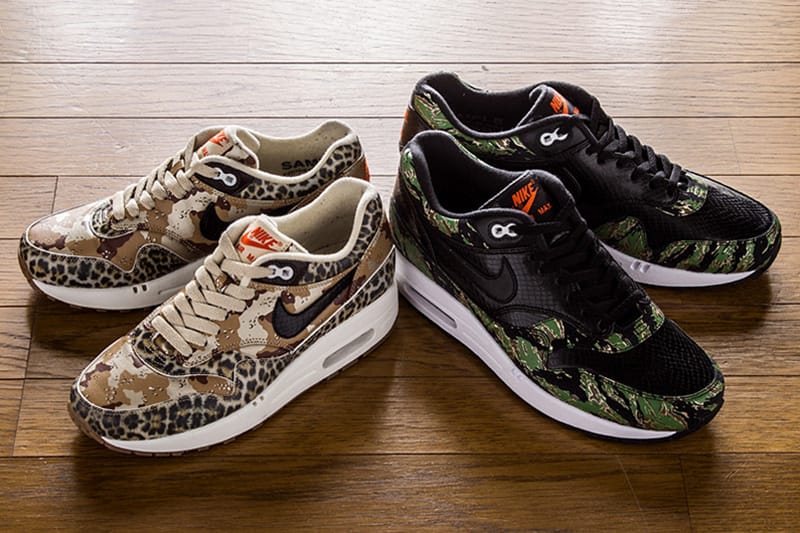 atmos x Nike 2013 Air Max 1 Animal Camo Pack 聯乘系列