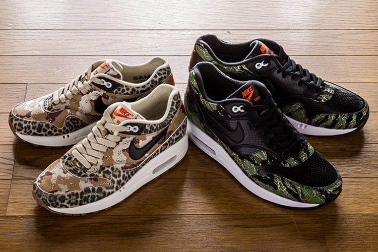 atmos x Nike 2013 Air Max 1 Animal Camo Pack 聯乘系列