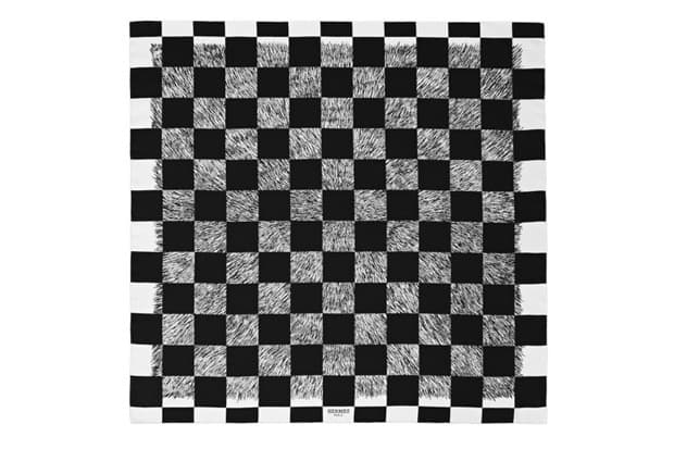 COMME des GARCONS x Hermes “Comme des Carres” Black and White Collection 別注聯乘絲巾系列