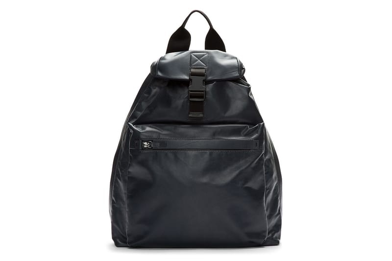 Lanvin Charcoal Buffed Leather One-Strap Backpack 背包