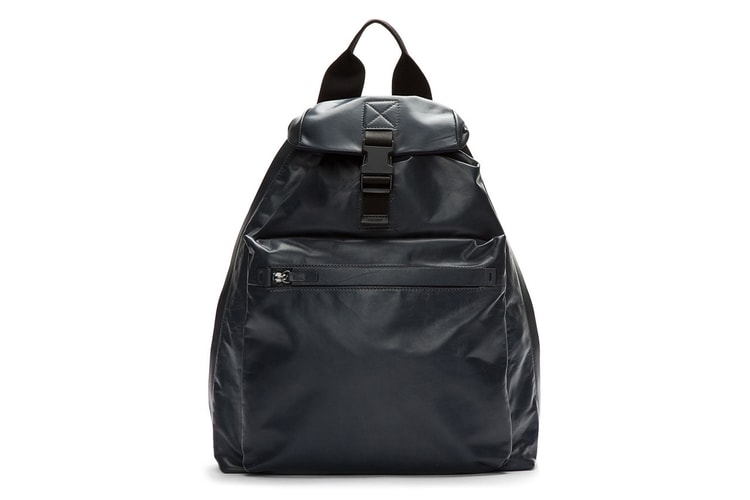 Lanvin Charcoal Buffed Leather One-Strap Backpack 背包