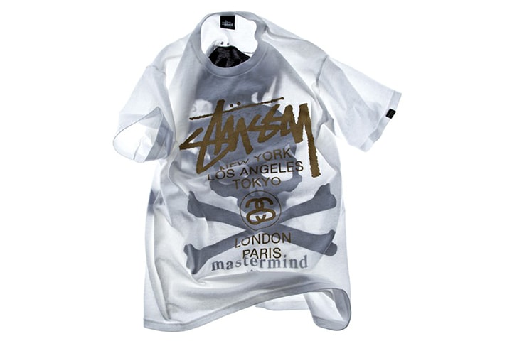 mastermind JAPAN x Stussy 2013 春夏 Shadow Skull WT EYESCREAM Limited 限量限定聯名別注 T-Shirt