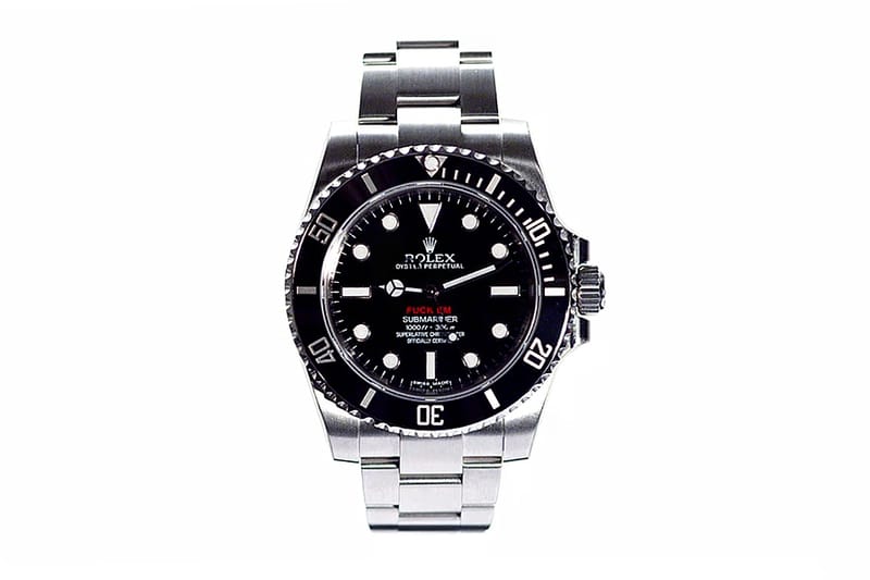 Supreme 2013 春夏 Customized Rolex Submariner 別注設計腕錶